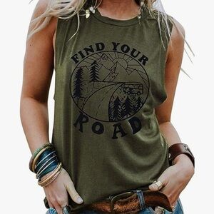 Cute graphic tank - NEW